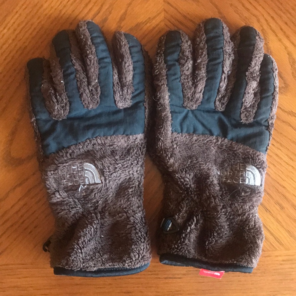 North Face fleece gloves Size Small